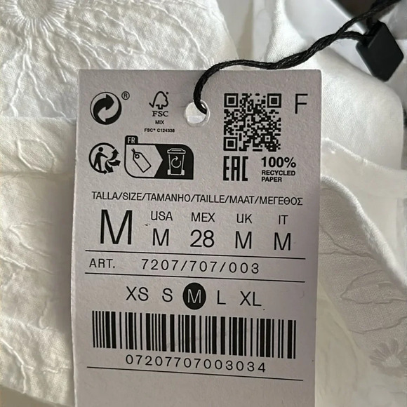 STRADIVARIUS | White | SWISS EMBROIDERY JUMPSUIT - Picture 10 of 10